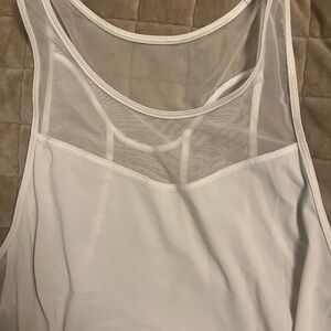 Lululemon White Athletic L/S top (Med)